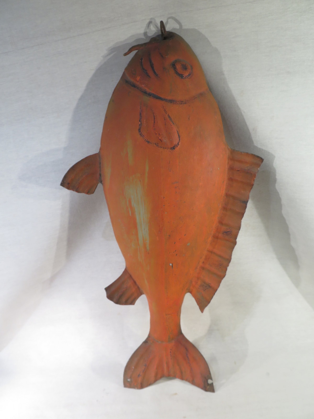 Lot De 3 Anciennes Têtes De Poissons Lestées - Plombs De Pêche Vintage - Matériel Traditionnel